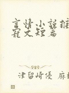 言情小说推荐甜宠文短篇