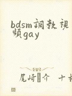 bdsm调教视频gay