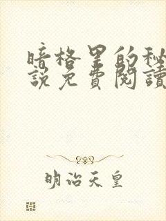 暗格里的秘密小说免费阅读无删减封面