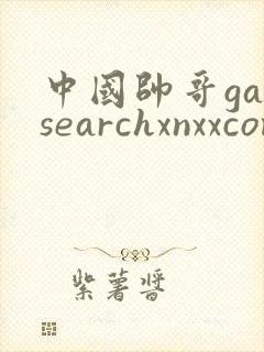 中国帅哥gaysearchxnxxcom封面