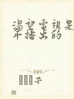 渴望电视是哪一年播出的