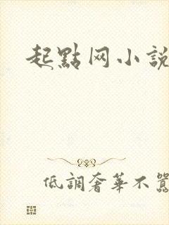 起点网小说排行