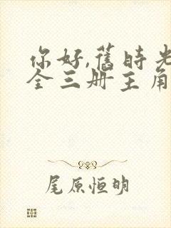 你好,旧时光:全三册主角小说