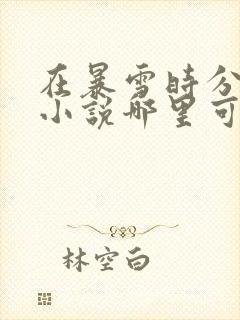 在暴雪时分原著小说哪里可以看