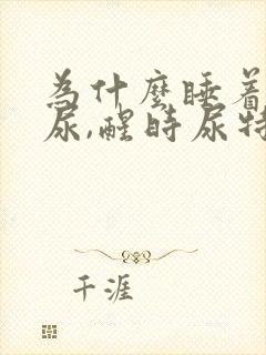 为什么睡着了没尿,醒时尿特别多