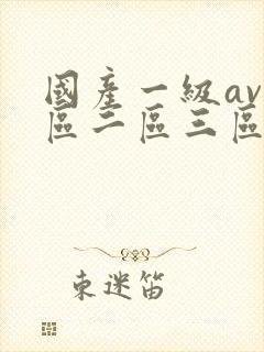 国产一级av一区二区三区在线