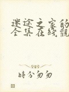 迷途之家的姐姐全集在线观看