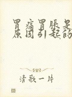 胃痛胃胀是什么原因引起的