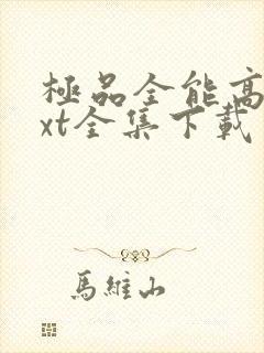 极品全能高手txt全集下载完整版