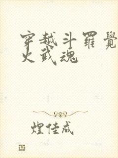 穿越斗罗觉醒异火武魂封面