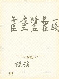 午夜精品一区二区三区在线观看封面