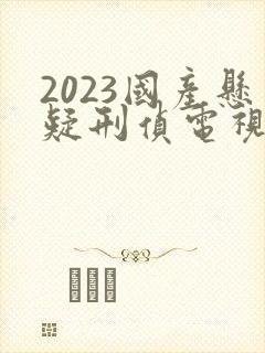 2023国产悬疑刑侦电视剧推荐