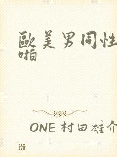 欧美男同性恋啪啪