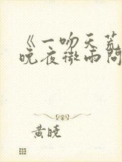 《一吻天荒》《晚夜微雨问海棠》封面