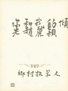 你和我的倾城时光赵丽颖封面