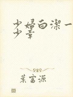 少妇白洁一共多少章