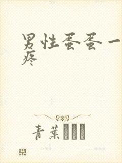 男性蛋蛋一碰就疼封面