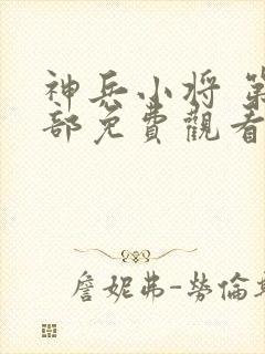 神兵小将 第一部免费观看封面
