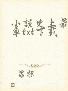 小说史上最狂至尊txt下载