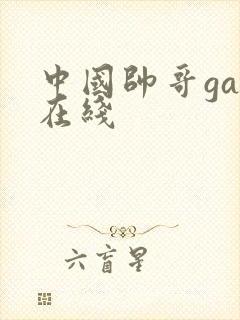 中国帅哥gay在线