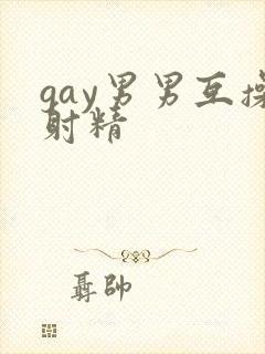 gay男男互操射精