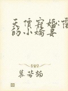 天价宠婚:霍总的小娇妻