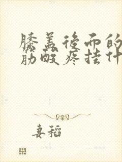 膝盖后面的腿窝筋酸疼挂什么科封面