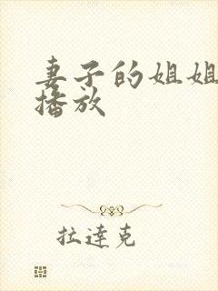 妻子的姐姐在线播放