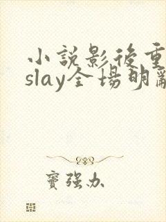 小说影后重生,slay全场明辞