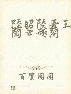 陆昭陵晋王周时阅笔趣阁