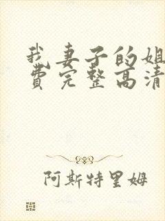 我妻子的姐姐免费完整高清电视剧在