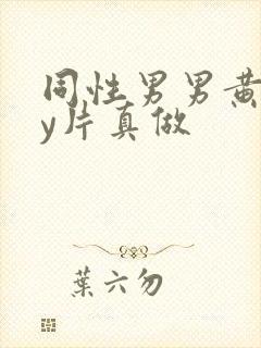 同性男男黄gay片真做