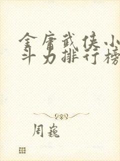 金庸武侠小说战斗力排行榜封面