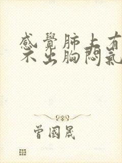 感觉肺上有痰咳不出胸闷气短封面