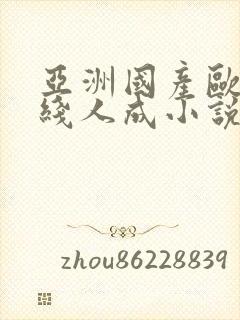 亚洲国产欧美在线人成小说