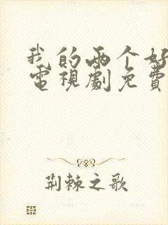 我的两个好儿媳电视剧免费观看高清