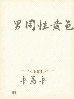 男同性黄色片封面