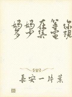 妈妈在等你总共多少集电视剧