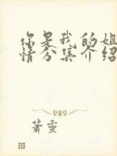 你是我的姐妹剧情分集介绍