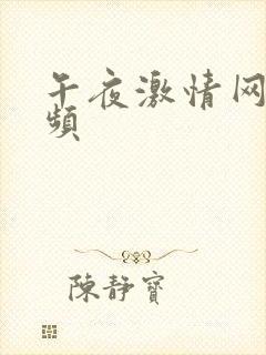 午夜激情网站视频