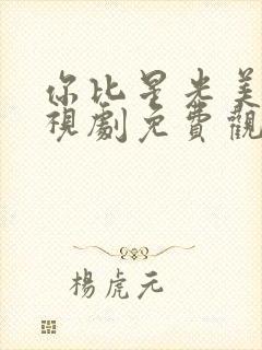 你比星光美丽电视剧免费观看番外