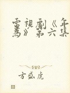 电视剧《年少有为》第六集免费观看