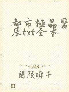 都市极品医神叶辰txt全本