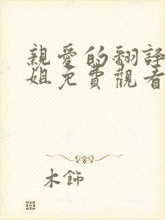 亲爱的翻译官小姐免费观看全集高清