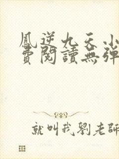 凤逆九天小说免费阅读无弹窗