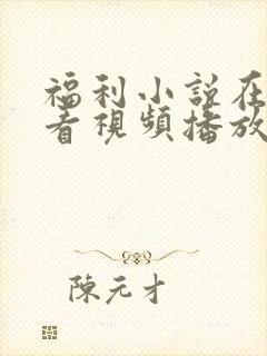 福利小说在线观看视频播放