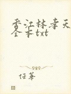 香江林孝天小说全本txt