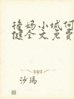 后妈小城何生李健全文免费阅读