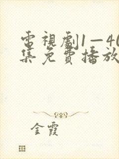 电视剧1—40集免费播放