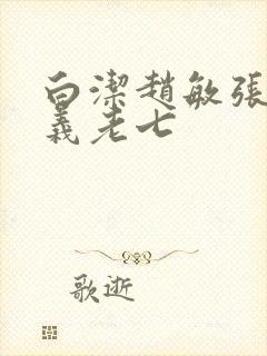 白洁赵敏张倩高义老七